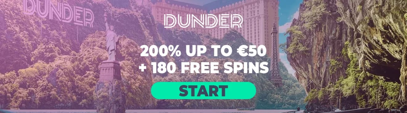 dunder casino welcome offer